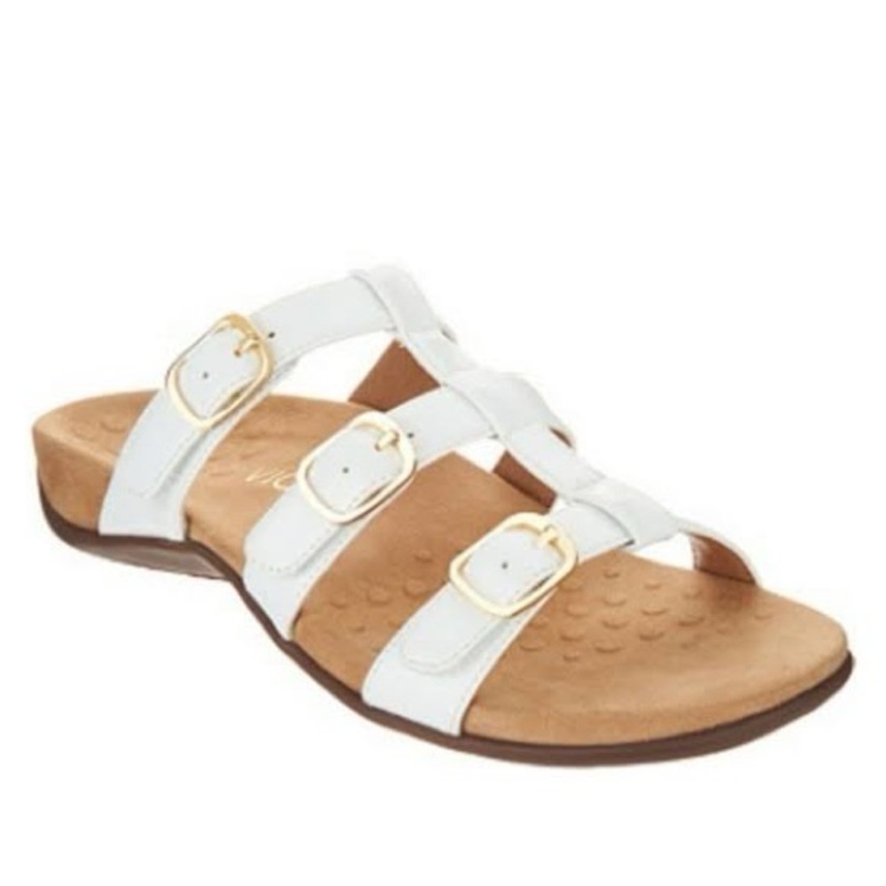 Vionic l Misa Slip White Sandals l Women’s Size: 9